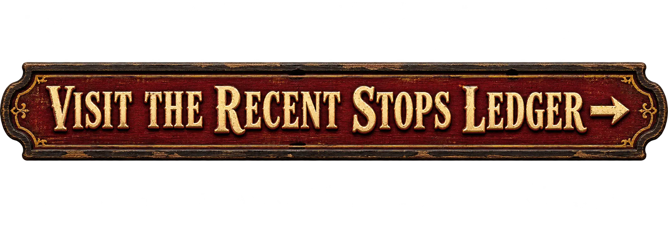 Visit the Recent Stops Ledger